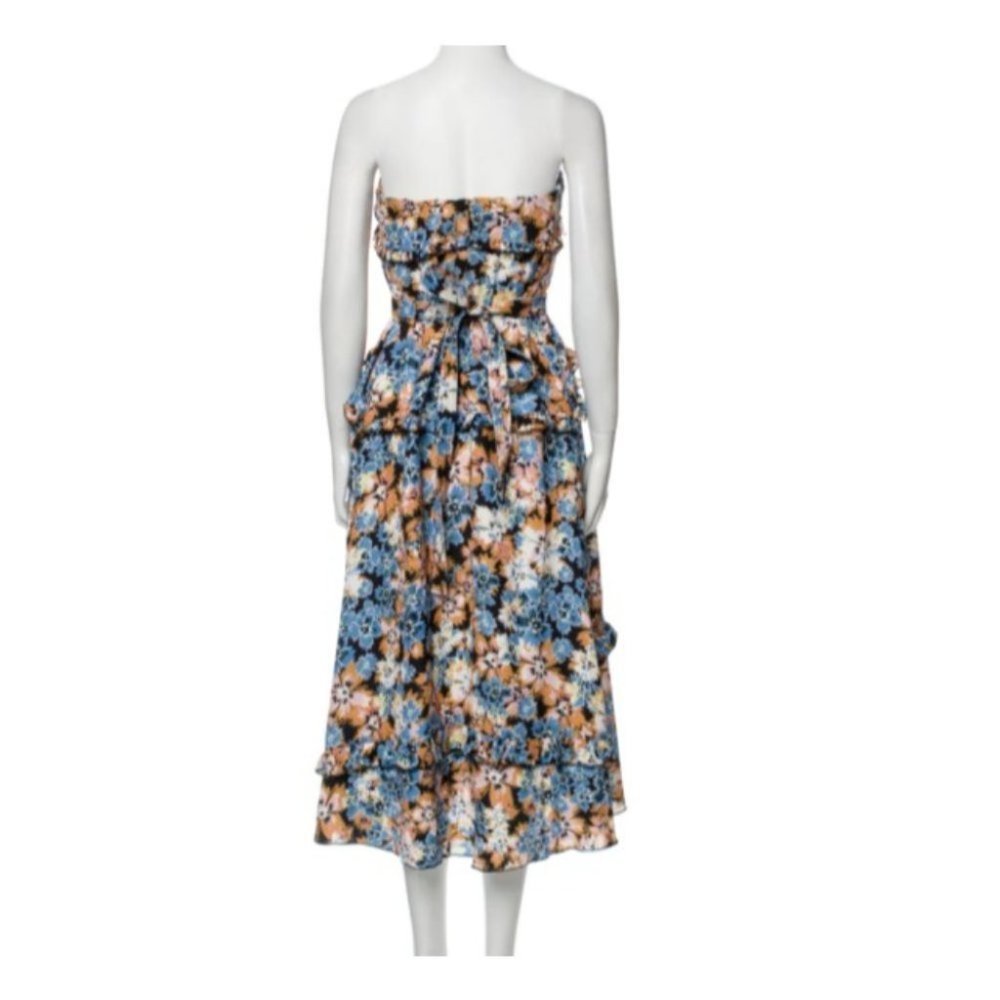 Scanlan & Theodore BNWT Women's Spikey Floral Print Dress Size 8 RRP $650 - Picture 3 of 10